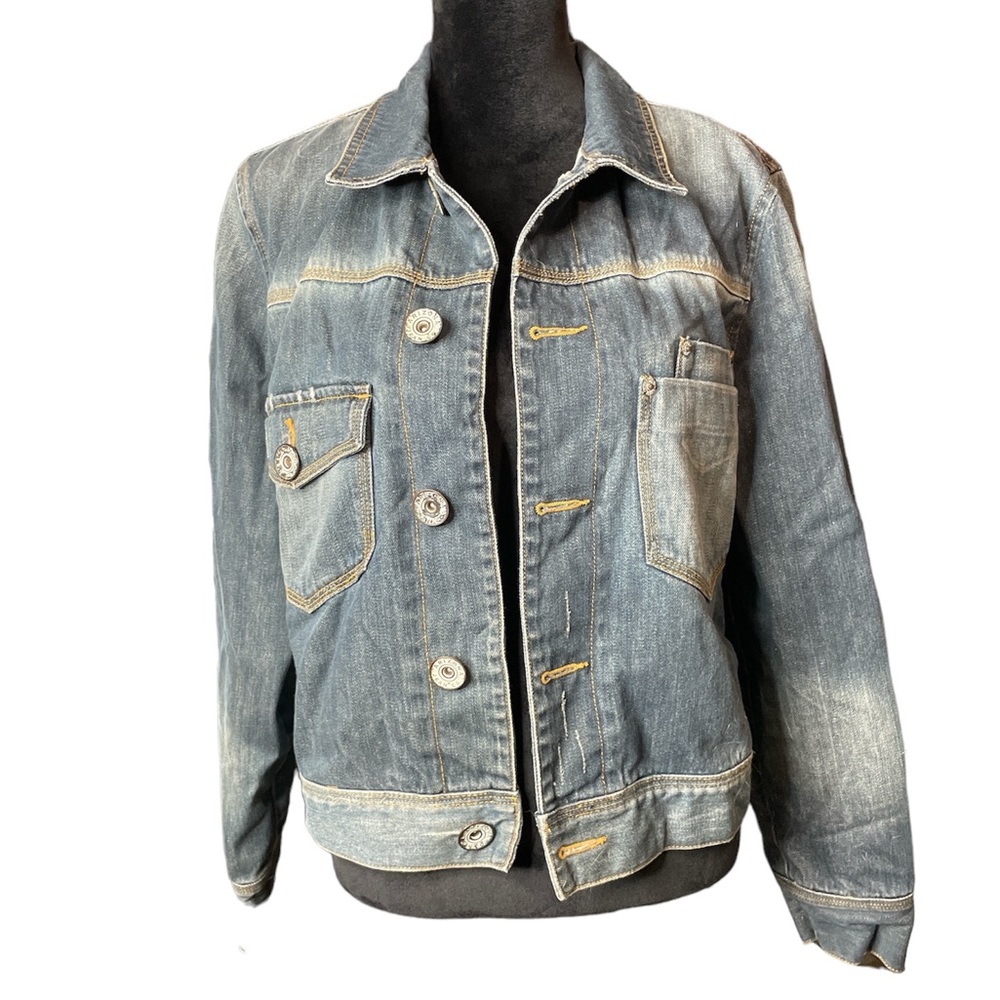Arizona Jean Company Button Down Denim Jacket